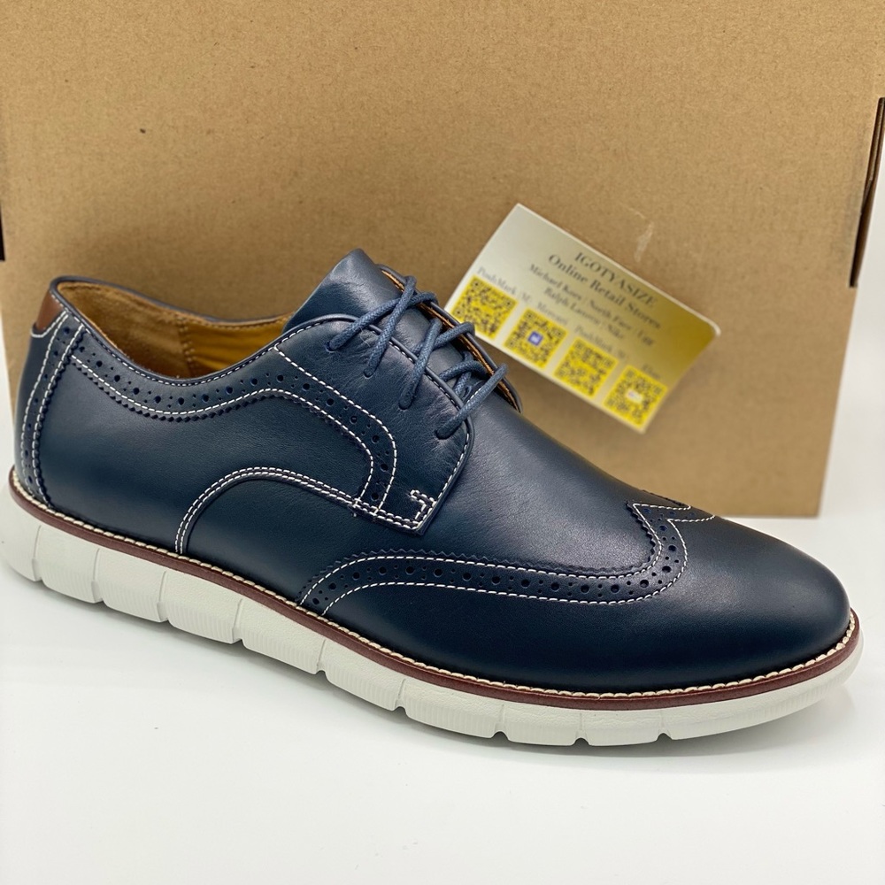 JOHNSON & MURPHY‎ HOLDEN LEATHER WINGTIP OXFORD